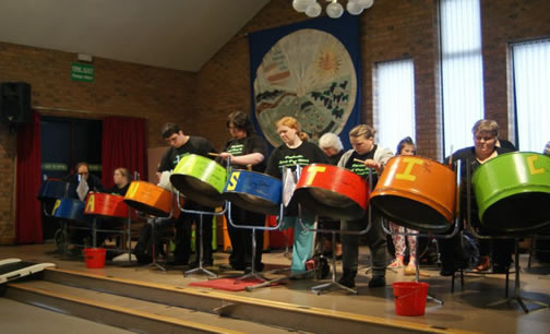Pantastic Steel Band take the stage